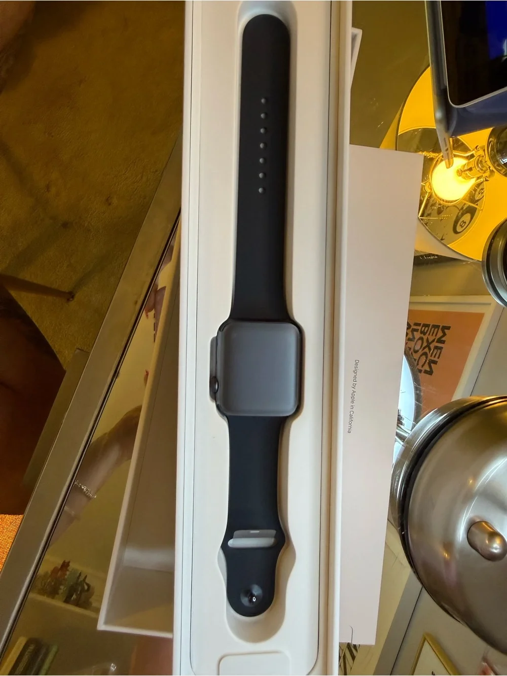 Apple Watch Series 3 Space Gray Aluminum with Black Sport Band